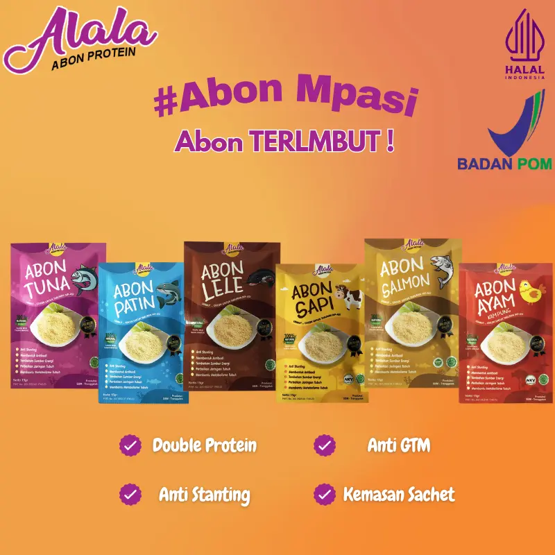Alala Abon Bayi 6 12 bulan Abon mpasi NON MSG Makanan Food
