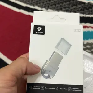 LENYES LR202 Bluetooth Receiver USB Wireless Adapter 5.1 Alat Bluetooth Salon Speaker Audio Mobil