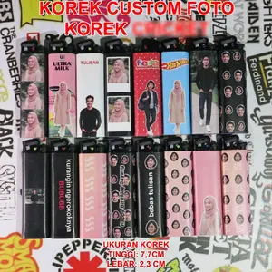 Korek Api Custom Gambar & Teks | Custom Sticker Sesuai Request Korek Custom Nama & Gambar | Hadiah Murah Tapi Berkesan