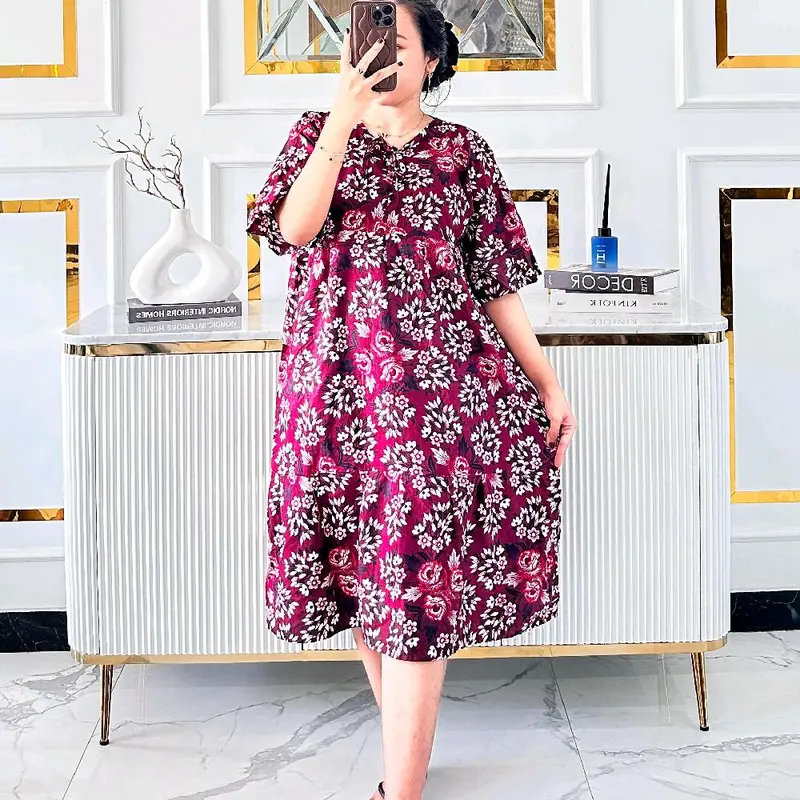 DASTER JISSO JUMBO BUSUI WANITA BAHAN RAYON PREMIUM ADEM NYAMAN RATU LAKU DASTER Bumil Dress  Rempel 7