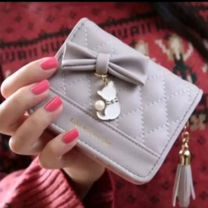 Dompet Mini Kucing RR Pita Lipat Mini Wanita 4
