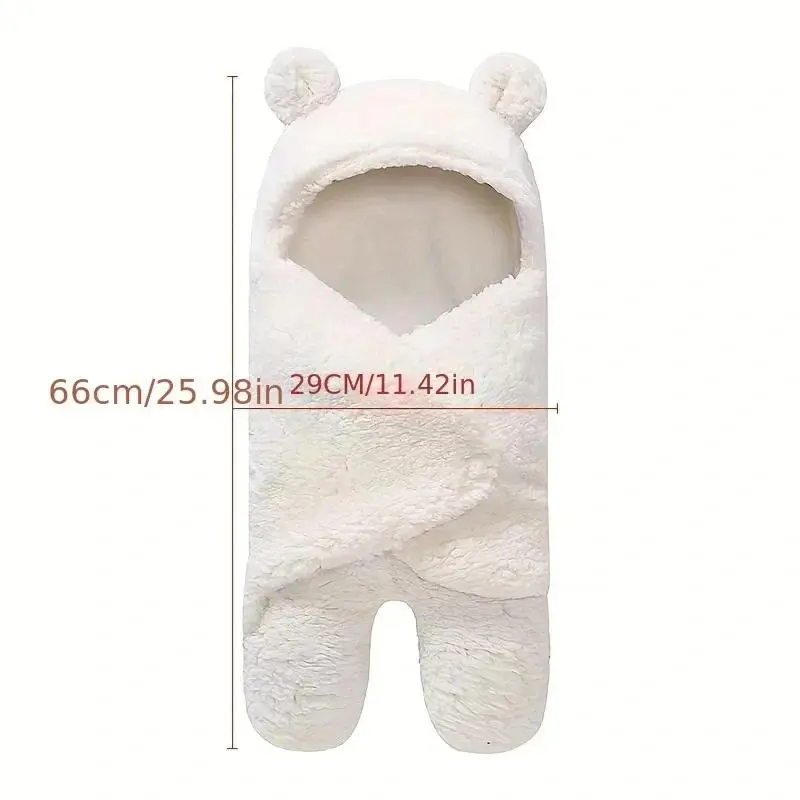 Chăn Trẻ Sơ Sinh, Thiết Kế Dễ Thương, Cho Bé Trai Và Bé Gái, Khăn Quấn Nhồi Bông, Lông Cừu Siêu Mềm Mịn, Túi Ngủ, Bộ Đồ Giường Bằng Bông Mềm, Đồ Dùng Cho Em Bé 6