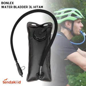 Bonlex Botol Minum Lipat Outdoor Water Bag 3 Liter - Y8 dengan Bahan TPU Aman Water Bladder Hiking 2L