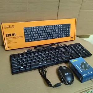Paket Keyboard dan Mouse USB Kabel Berkualitas