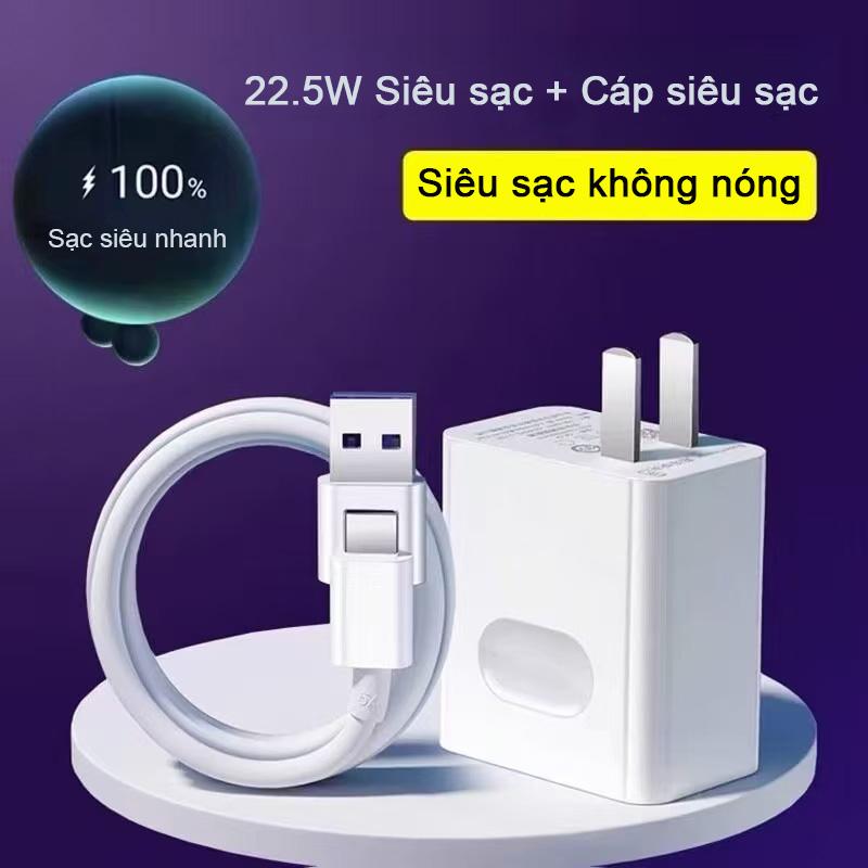 Bộ Sạc Type-C 22.5W Cho Mọi Dòng Android - Sạc Nhanh Ổn Định