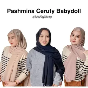 (Part 2)PASHMINA CERUTY BABYDOLL PREMIUM 180x75 / PASHMINA BYFITRI CERUTI BABYDOLL