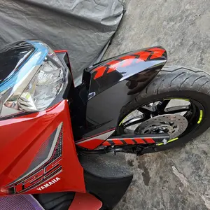 【Bosjie】5/10Pcs Stiker Reflektif Panah Peringatan Motor Mobil 3D Stiker Reflektor Bumper Belakang-Car