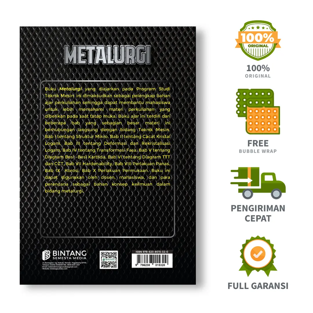 Metalurgi - Buku Program Studi Teknik Mesin - Muktar Sinaga, S.T., M.T. Ir Andi Saidah, M.T.