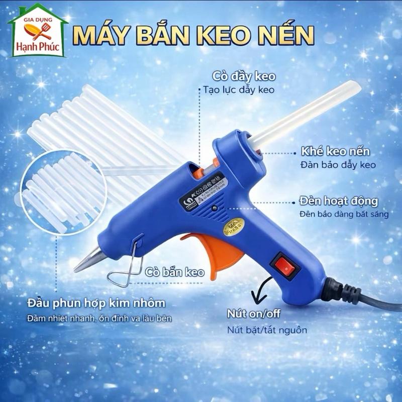Dụng Cụ Bắn Keo Silicon Mini, Dụng Cụ Làm Handmade, Sửa Chữa Tiện Lợi - Tổng…