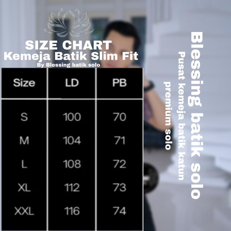 Product Introduction of Kemeja batik pria slim fit premium lengan panjang bahan katun lapis furing warna ungu taro, baju batik atasan pria original formal Hem Motif Nyaman 0