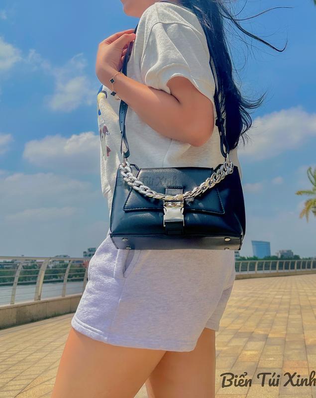 [Y2K STYLE] túi đeo chéo nữ cá tính retro – da mềm, khóa kim loại, nhỏ gọn & thời trang T08 tuicap nach 4