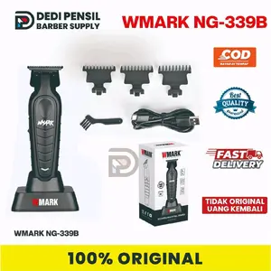 WMARK NG-339B RECHARGEABLE HAIR TRIMMER  ORIGINAL Kumis Jenggot Cukur