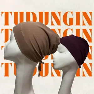 Ciput Arab Tali Kaos Premium-Bahan Adem, Anti Licin, Anti Panas, Pilihan Warna Lengkap by Tudungin Store