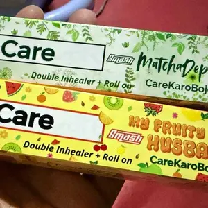 Sticker + BTSCare Matcha Depanku My Fruity Husband Inhaler + Roll On Fresh Care Fanmade Koleksi Freebies