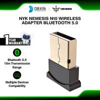 Gambar NYK Nemesis N10 Wireless Adapter Bluetooth 5.0 dari DBKlik Indonesia Kota Administrasi Jakarta Pusat 1 Tokopedia