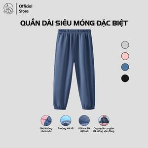 Quần Dài Chống Muỗi PATT MOM Cho Bé, Quần Thun Lạnh Mỏng Mát Bo Gấu Ngăn Côn Trùng
