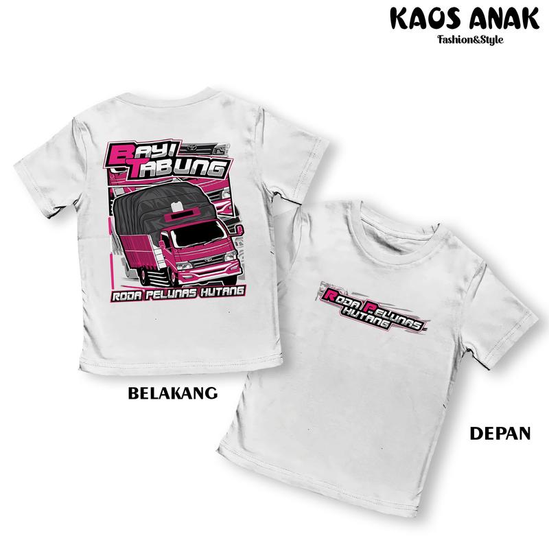 KAOS ANAK TRUK BAYI TABUNG BAJU DISTRO ANAK TRUK CANTER MANIA BAJU TRUK OLENG 7