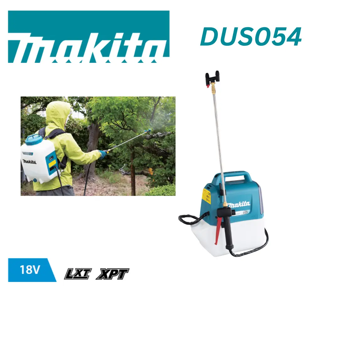 Makita DUS054 18V LXT Cordless Garden Spray, 2-mode selectable (Mist and Stream modes) (DUS054Z)