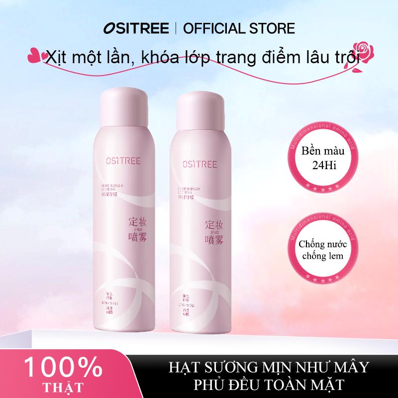 OSITREE Xịt Khóa Trang Điểm – Cấp Ẩm Dưỡng Da, Làm Dịu Da, Giữ Lớp Makeup Lâu Trôi, Không Lem Không Trôi, Dịu Nhẹ Không Gây Kích Ứng