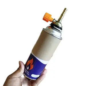 kran konektor gas kaleng portable untuk isi ulang menggunakan selang kompor gas Alat