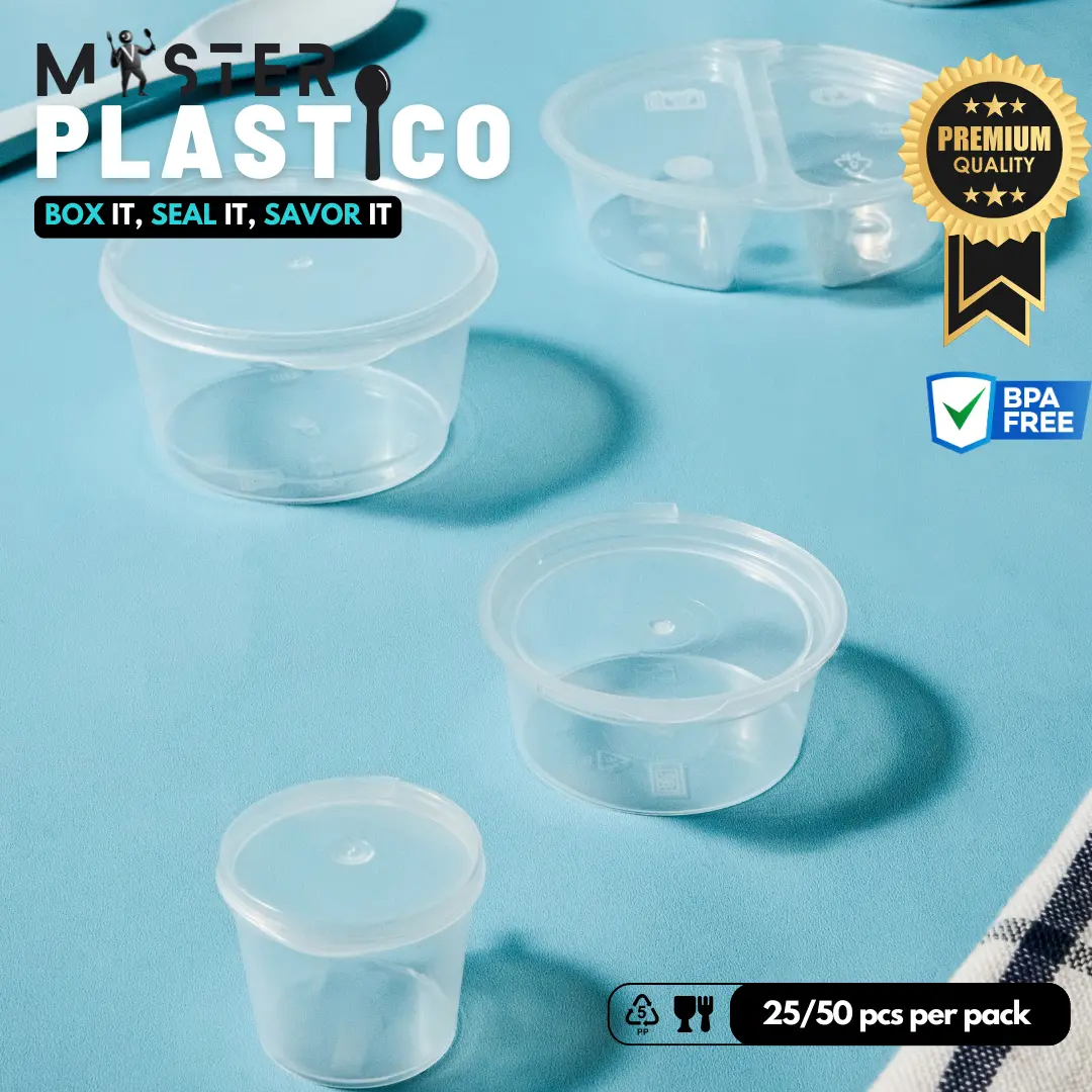 [25/50 PCS] Cup Sauce Container - Kotak Saus  - Kotak Pudding - Cup Thinwall - Food Container upacara plastik