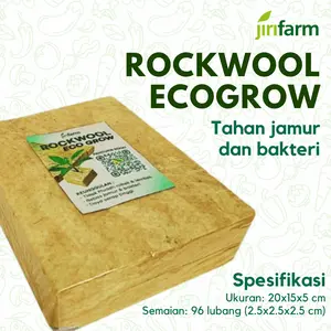 JIRIFARM - Media Tanam Rockwool Hidroponik untuk Pembibitan Termurah Terlaris