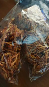 Product Review of Kentang Mustofa Pedas Manis, Pedas Daun Jeruk 250 gram Lauk Nasi - Kering - Cemilan - Makanan - Food - Camilan - Asin - Snack from d**_ 0