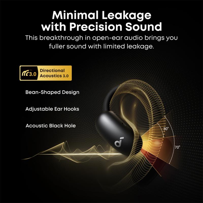 Soundcore by Anker AeroFit 2 OWS Open Ear Earbuds Hi-Res Wireless Audio LDAC AI Translation Clear Calls IP55 with Wireless Charging - A3874 7