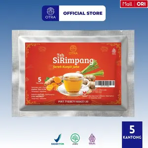 OTRA Teh Sereh Kunyit Jahe Celup Premium - Ginger Turmeric Lemongrass Tea -Teh Herbal Kesehatan Imun