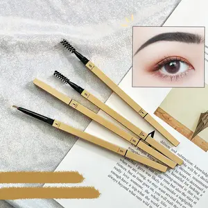 Eyebrows Pensil Gold Geometry Pencil Alis 6 Colors Waterproof Long Lasting LA123
