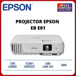 PROJECTOR EPSON EB E01 XGA 3LCD HDMI 3300 LUMENS