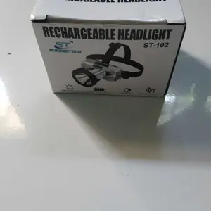 Headlamp Multifungsi Dilengkapi 3 Mode Cahaya Lampu LED Memiliki Cahaya Sangat Terang Free Kabel USB ST102
