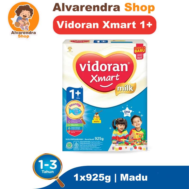 Promo 2 pc - Vidoran X-mart 1+ 3+ Vanila Madu 925 gr 1