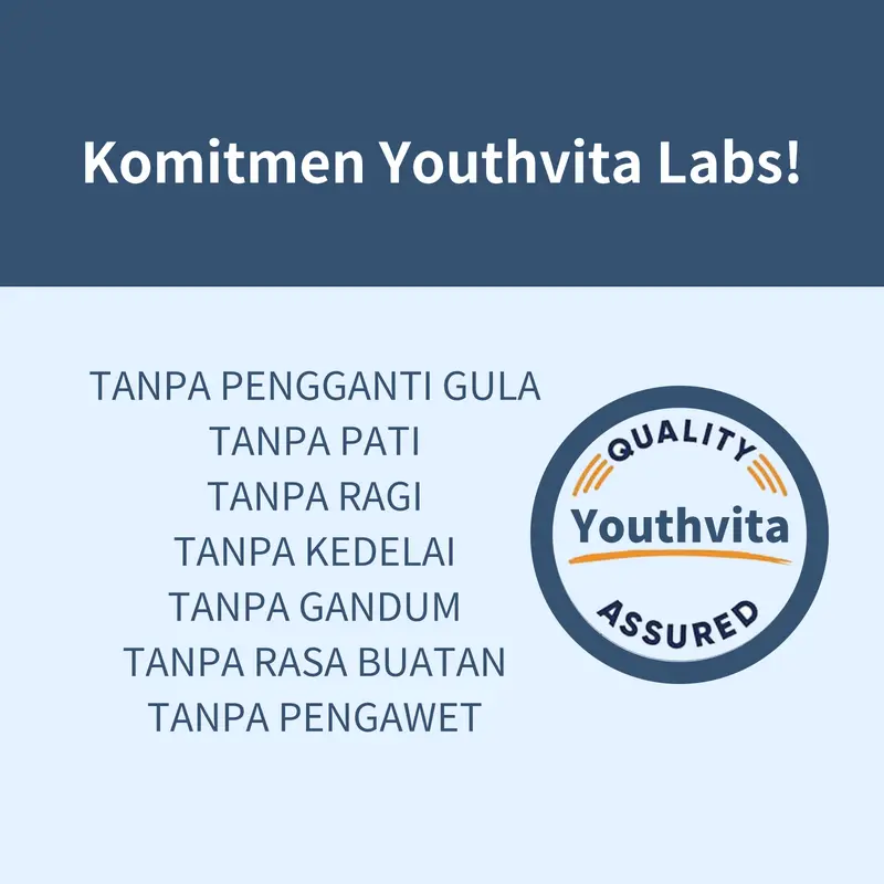 Youthvita Collagen Peptides L-Glutathione Vitamin C GABA Astaxanthin Vitamin E night time for skin 90 capsules 3