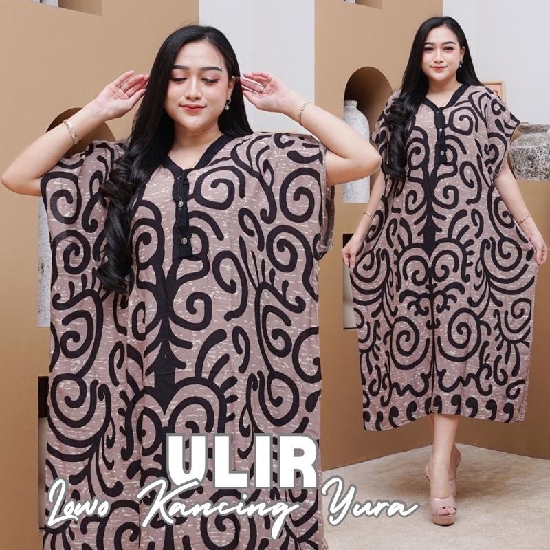 Paket Hemat Daster Lowo Yura Jumbo Wanita Fit XXXL Busui Bumil Ld 130 Cm Terbaru Nyaman Bahan  Rayon 3