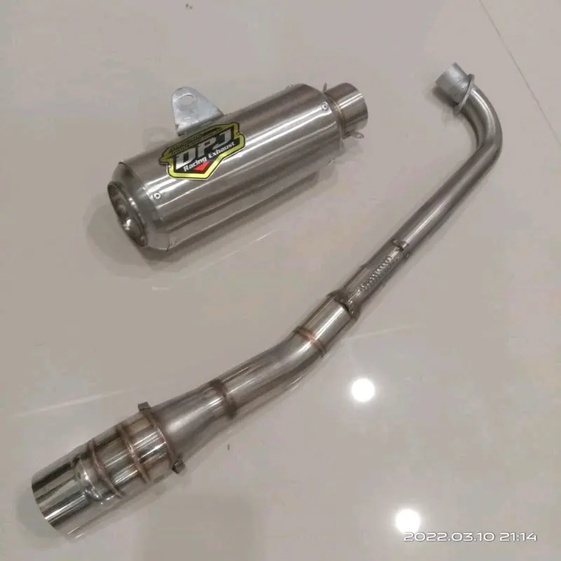 Knalpot DPJ GP1 bebek Jupiter grand smesh Vega Revo Supra Shogun karisma Blade dll Motor Motorcycle Racing 8