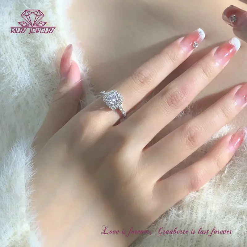 Cincin keabadian | Cincin wanita elegan high quality Grade VVS1 grade 5A original store cantik elegan lapis anti karat anti luntur anti berubah warna 3