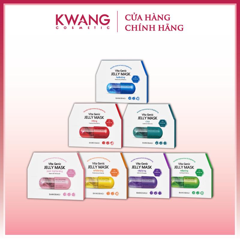 Hộp 10 miếng Mặt Nạ BANOBAGI Vita Genic Jelly Premium Skincare Cosmetics