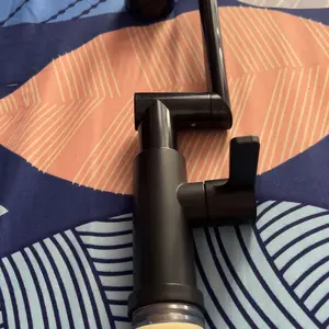 HJS Kran Angsa Dapur Fleksibel 2 Mode Air Shower & Jet Kran Wastafel Kran Air Kran Cuci Piring Tembok & drat meja Kran Shower 1/2 Inch