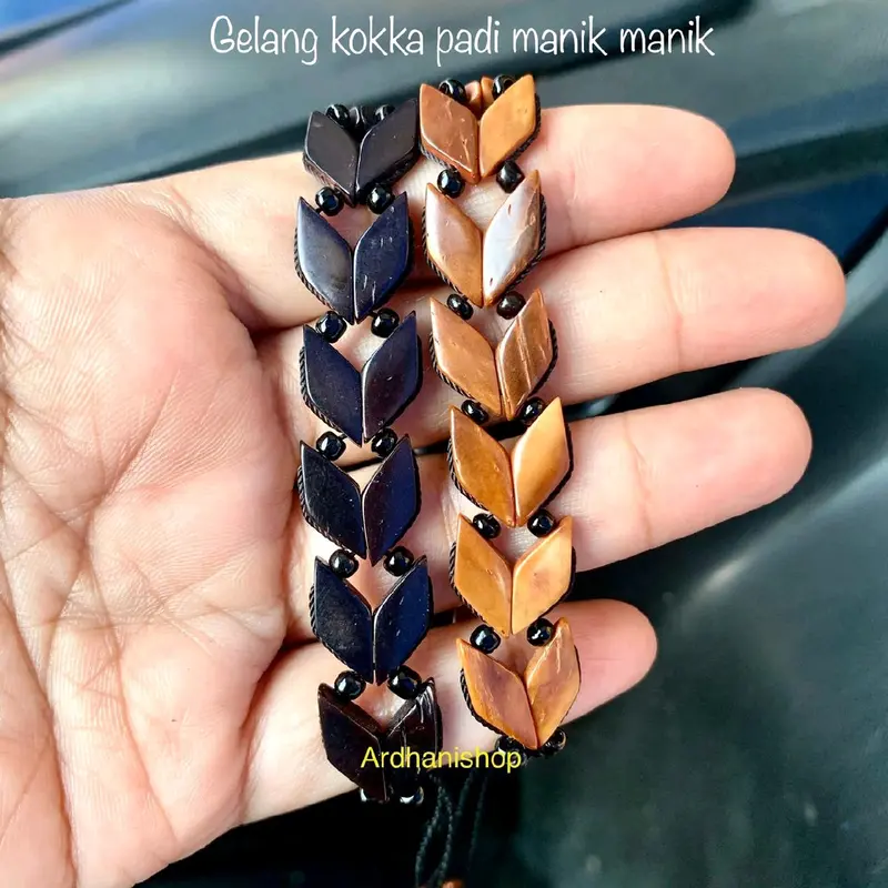Gelang Kokka kayu padi gandum gelang kaukah santri gelang viral Bracelets Elegan 7
