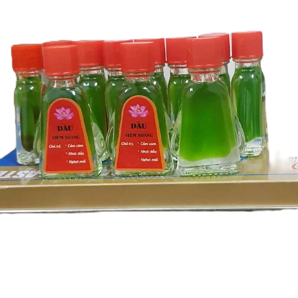 COMBO 10 Chai dầu viêm xoang xanh 3ml mùi khuynh diệp(tặng dầu)