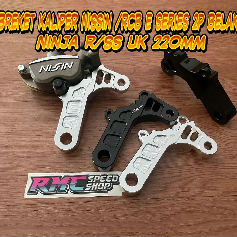 Breket kaliper nissin samurai 2piston Rcb E series bagian belakang Ninja R ninja ss / Breket kaliper belakang Ninja R / ninja ss kaliper nissin samurai 2p 7