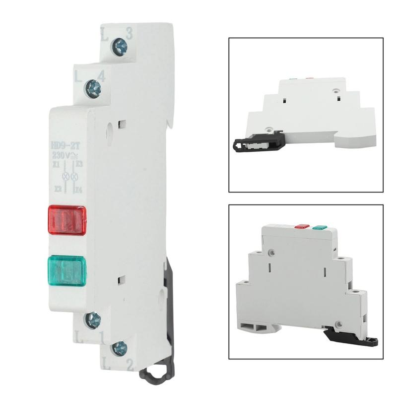 Đèn tín hiệu LED 230V gắn trên thanh DIN, độ sáng cao, dùng để điều khiển bảng…