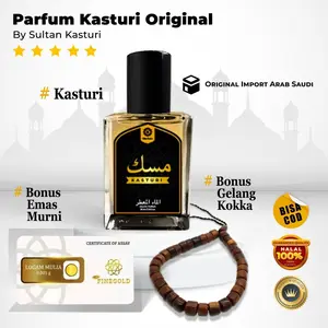 Parfum Kasturi Asli - Kasturi Spray 30ml Eau De Parfume - Minyak Wangi Kasturi Asli - Sultan Kasturi
