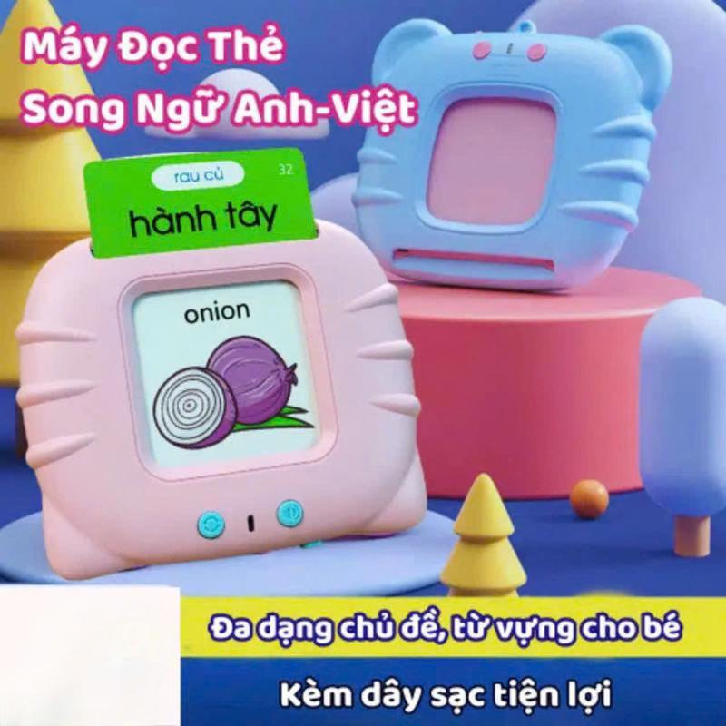 Máy đọc thẻ thông minh song ngữ Anh-Việt Flashcard 255 thẻ với 510 từ vựng giúp bé tăng khả năng nghe nhận biết