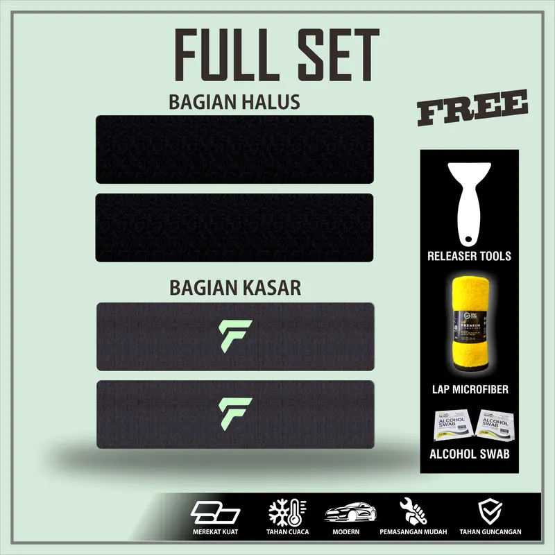 Dudukan Plat Nomor Mobil Frame Plat Frameless Plate (Clean Look) - Varian PANJANG - Car, Accessories 1