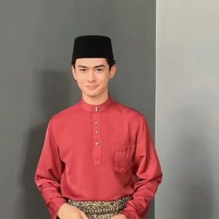 setelan baju koko melayu teluk belngaa cekak musang pakaian adat tradisional melayu bahan baloteli bisa cod 1