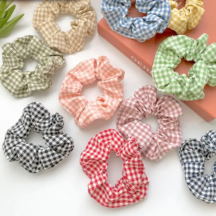 Băng Đô Kẻ Sọc, Băng Đô Bánh Rán Màu Pastel Dễ Thương, Băng Đô Vải, Phụ Kiện Tóc, Giao Hàng Nhanh, Có Thể Lựa Chọn Màu Sắc