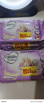 Product Review of Tisu Basah Beli 1 Gratis 2 ( Dapat 1 banded/isi 3pcs ) - {Paling Murah} isi 45lembar/pcs Wipes from D**s f**z p**t f**y 3
