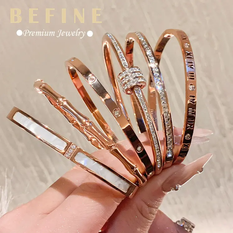 Super Beautiful Titanium Steel Colorless Bracelet ins Fashion Light Luxury Versatile Sky Star Bracelet